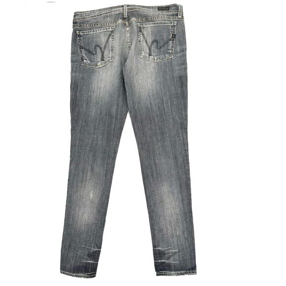 Citizens of Humanity Gray Wash Low Rise Straight Leg Jeans Size 32 - Picture 9 of 9